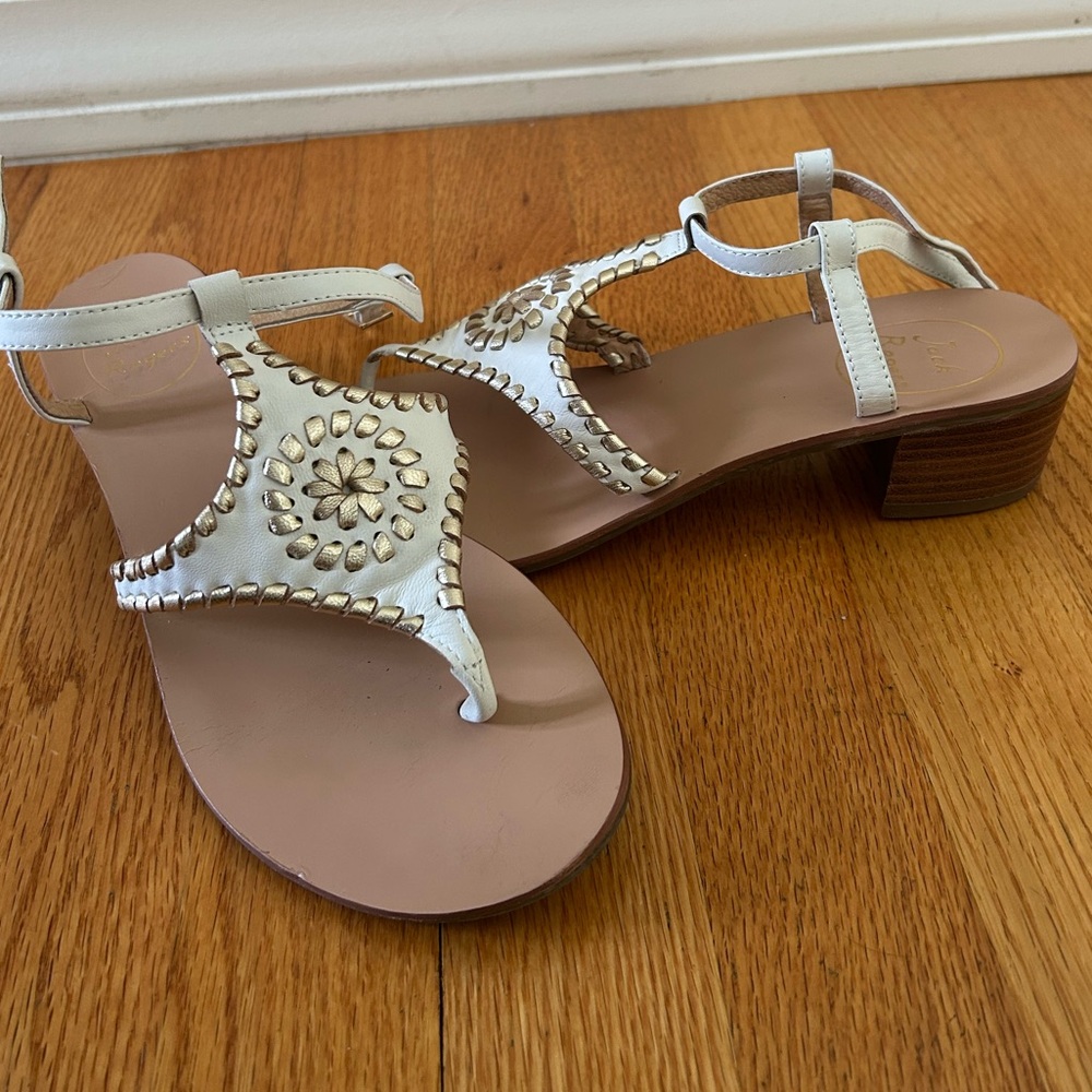 Jack Roger sandals with block heel!